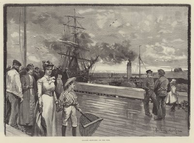 Croquis de Bord de Mer, sur la Jetée - Davidson Knowles